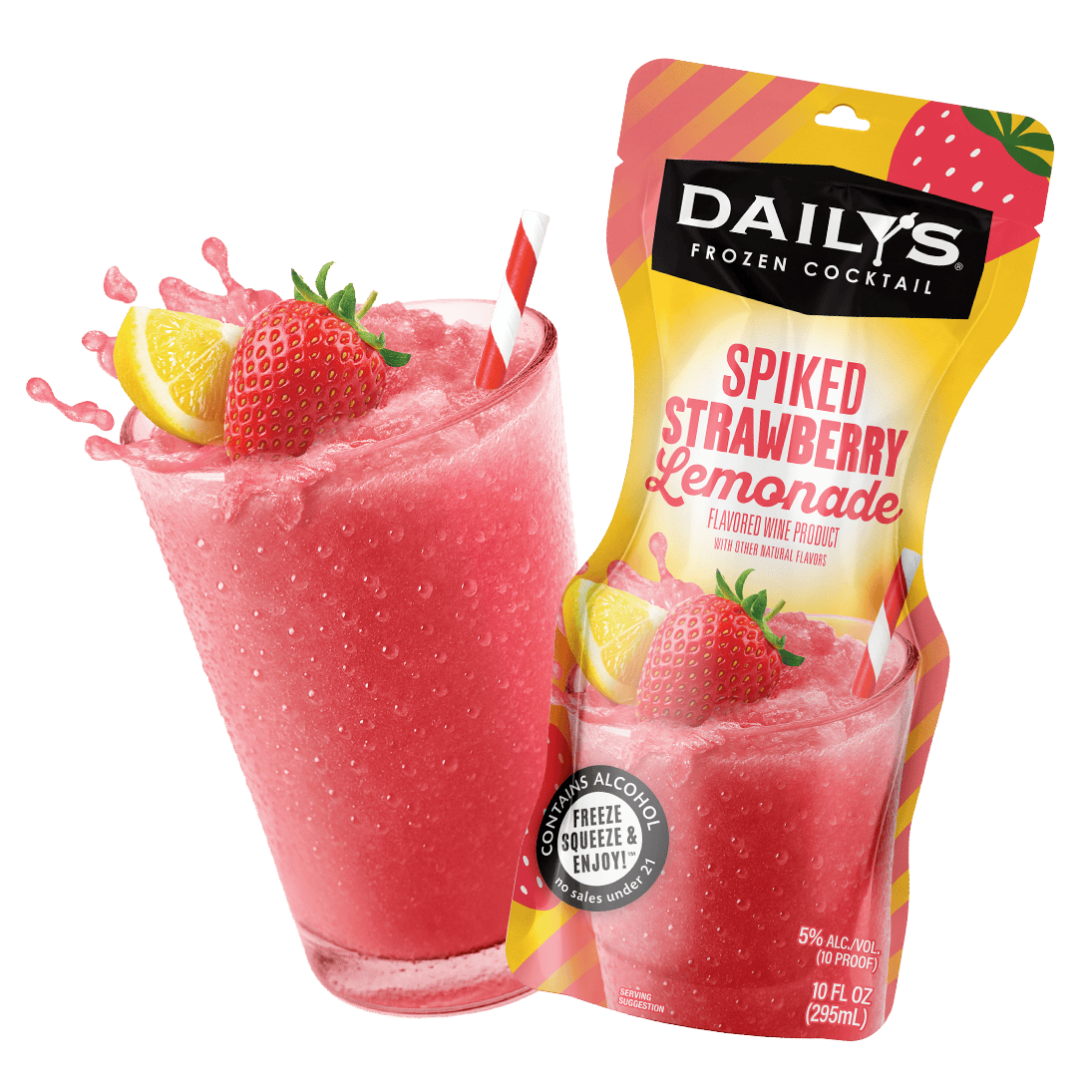 Spiked Strawberry Lemonade